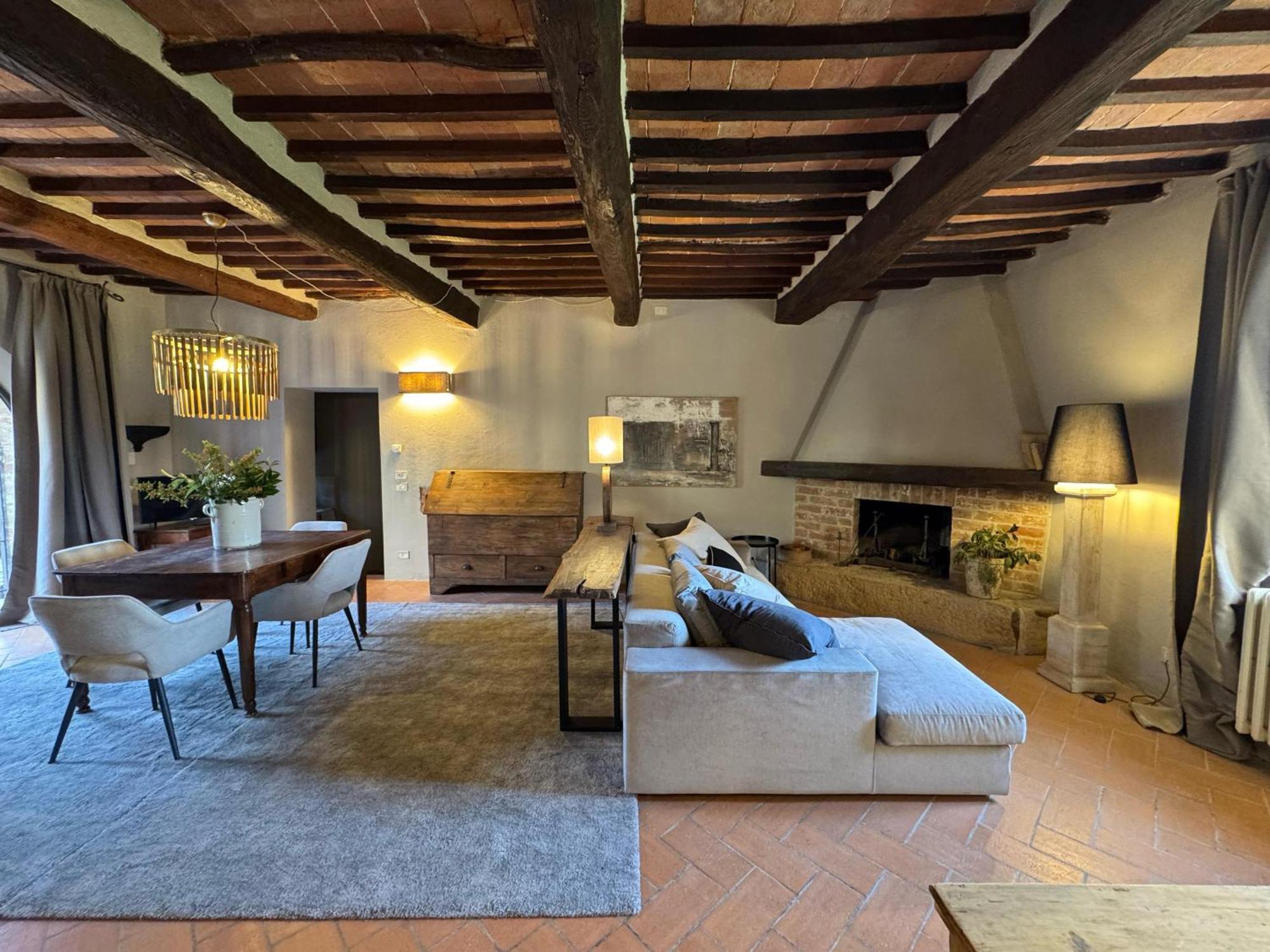 Agriturismo Le Sorbelle D'Orcia Con Piscina Pienza Luaran gambar