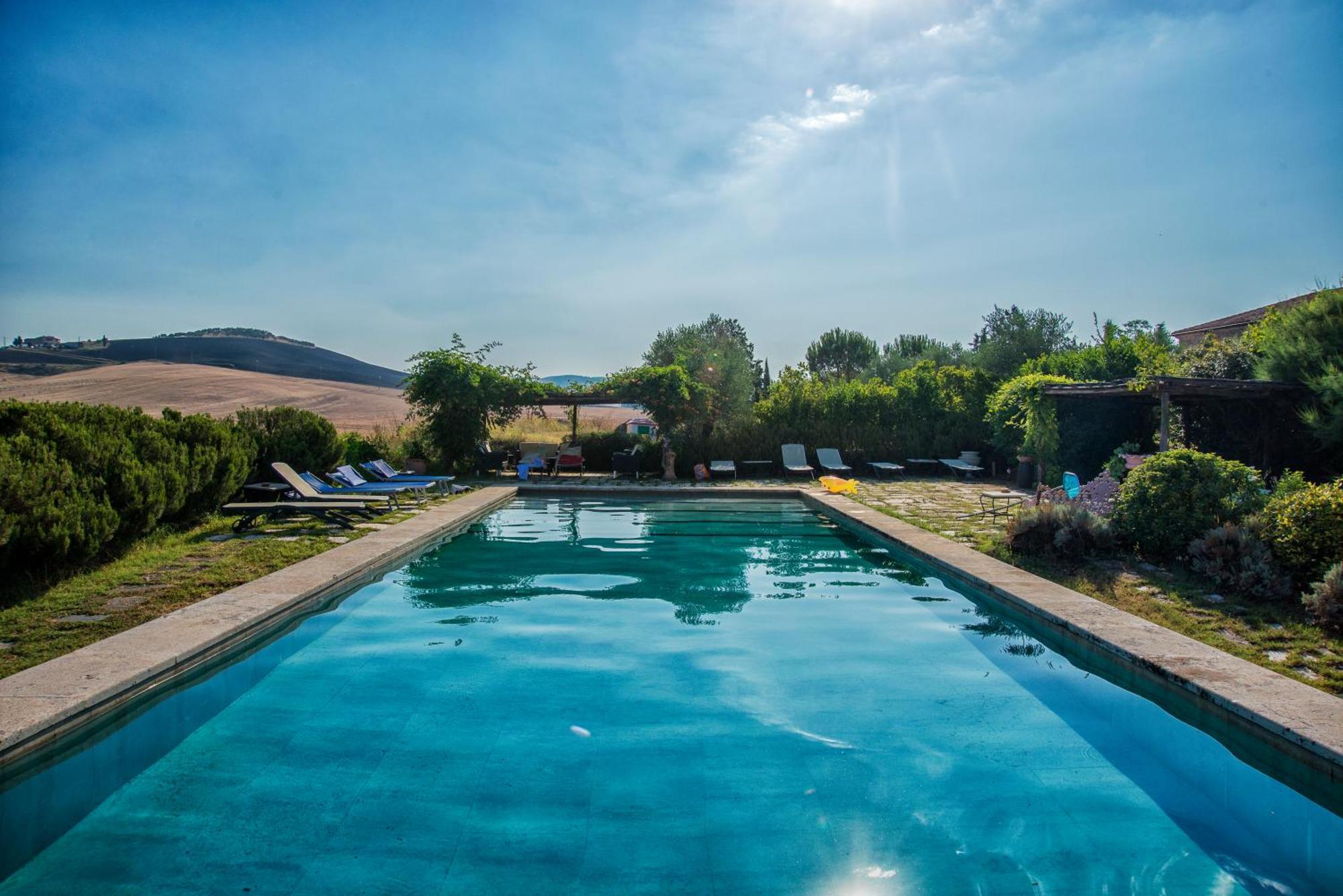 Agriturismo Le Sorbelle D'Orcia Con Piscina Pienza Luaran gambar