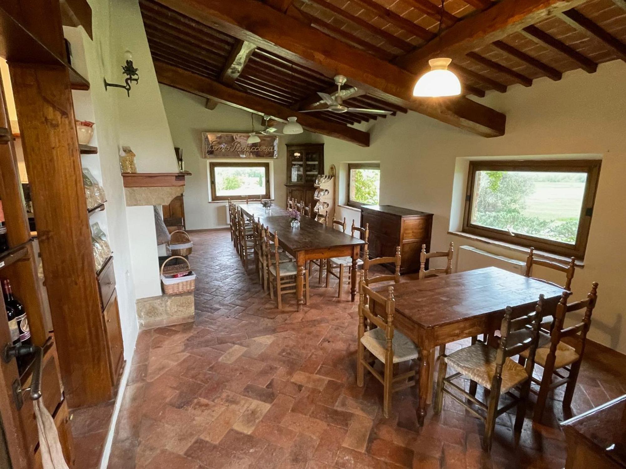 Agriturismo Le Sorbelle D'Orcia Con Piscina Pienza Luaran gambar